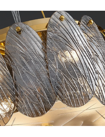 樹葉吸頂燈(深)