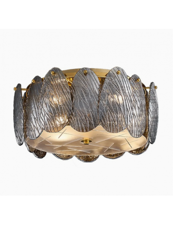 樹葉吸頂燈(深)