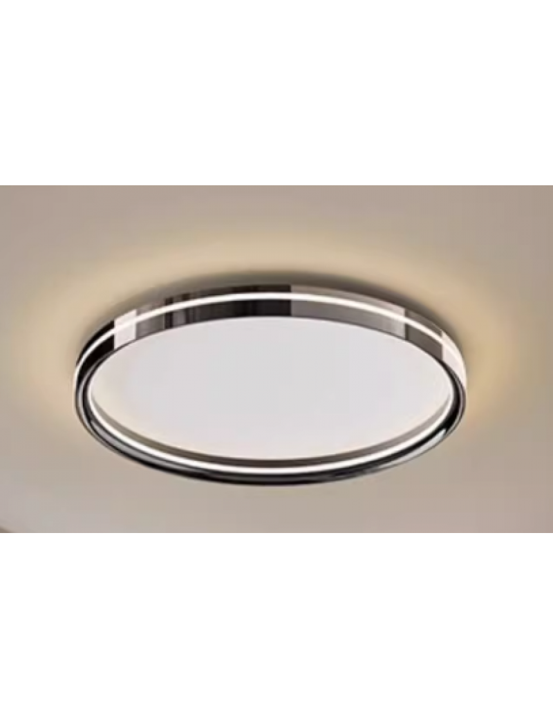 簡約黑框吸頂燈