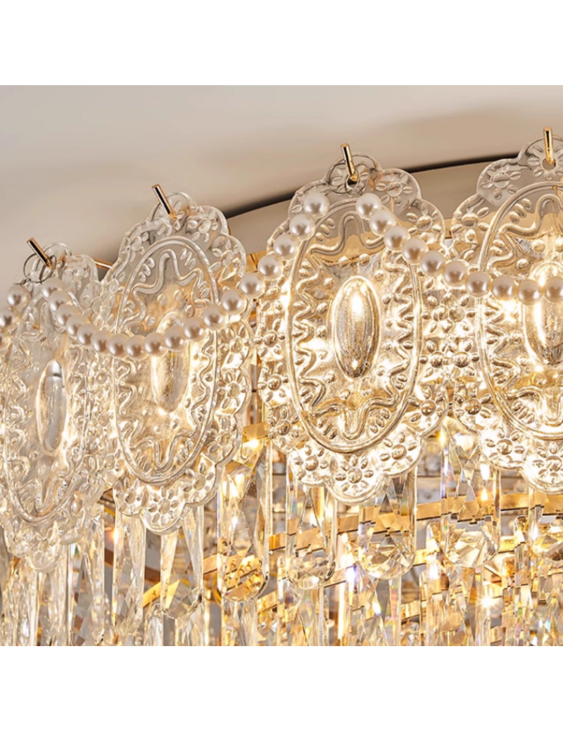 復古水晶吸頂燈直徑