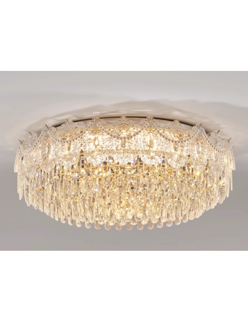 復古水晶吸頂燈直徑