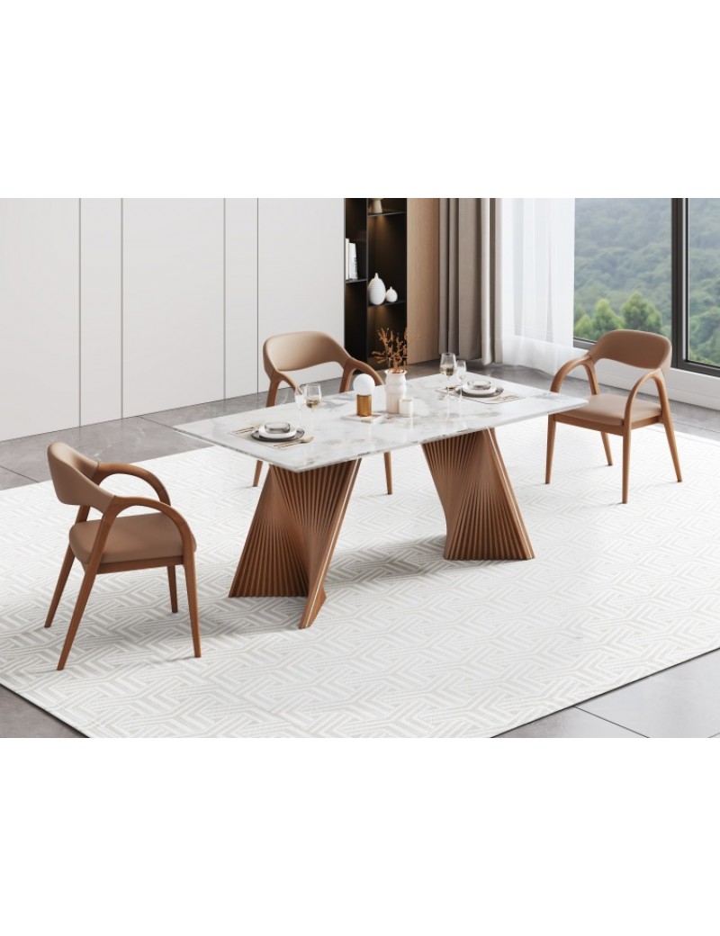 AK5075大理石餐桌1.8M