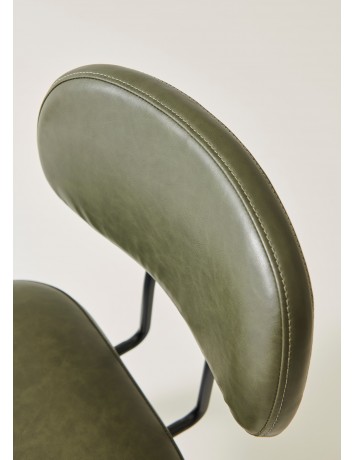 X5117旋轉餐椅墨綠