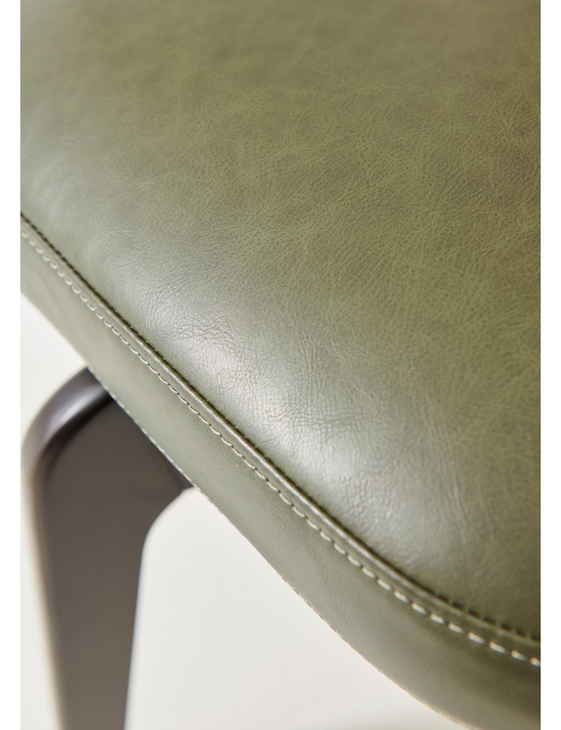 X5117旋轉餐椅墨綠