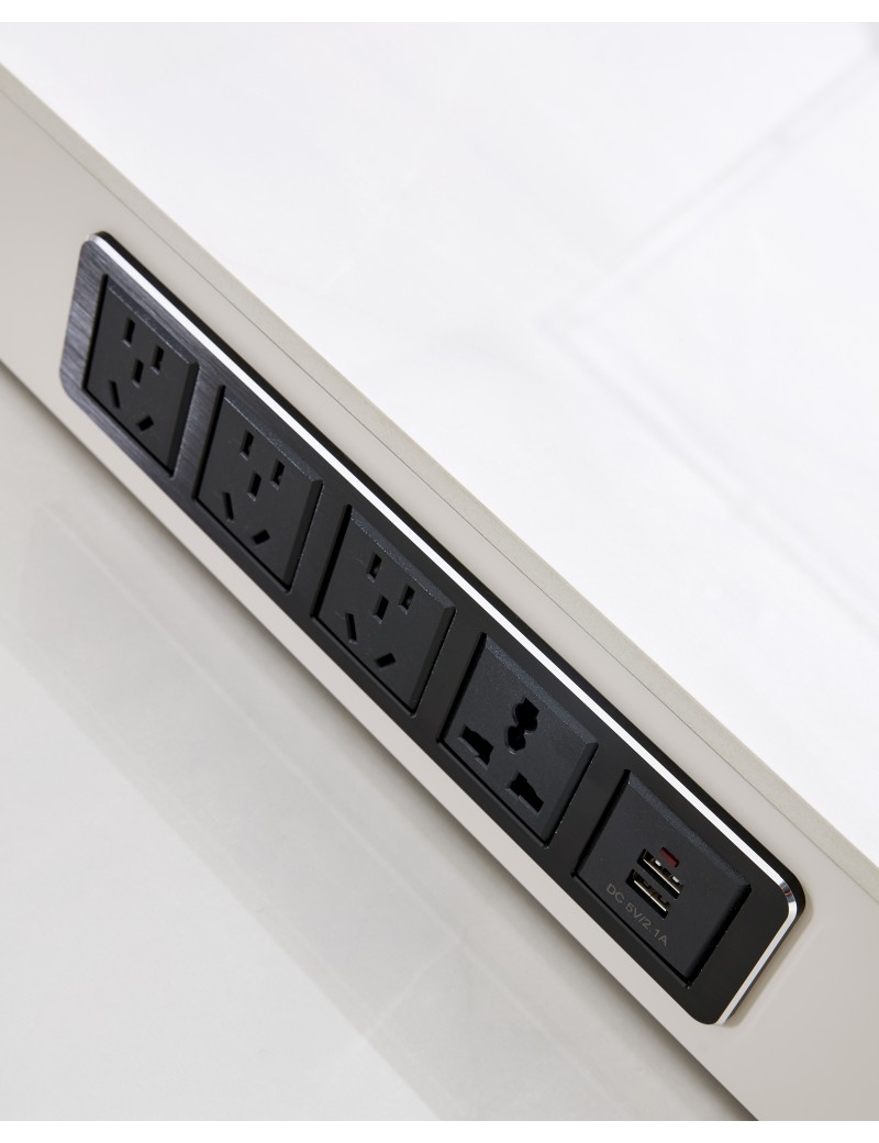 AK5077岩板島台櫃/岩板保溫餐桌1.6m