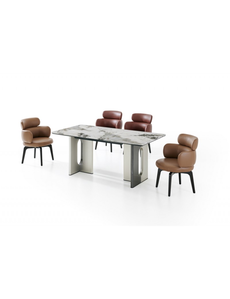 AK9910A大理石餐桌1.8