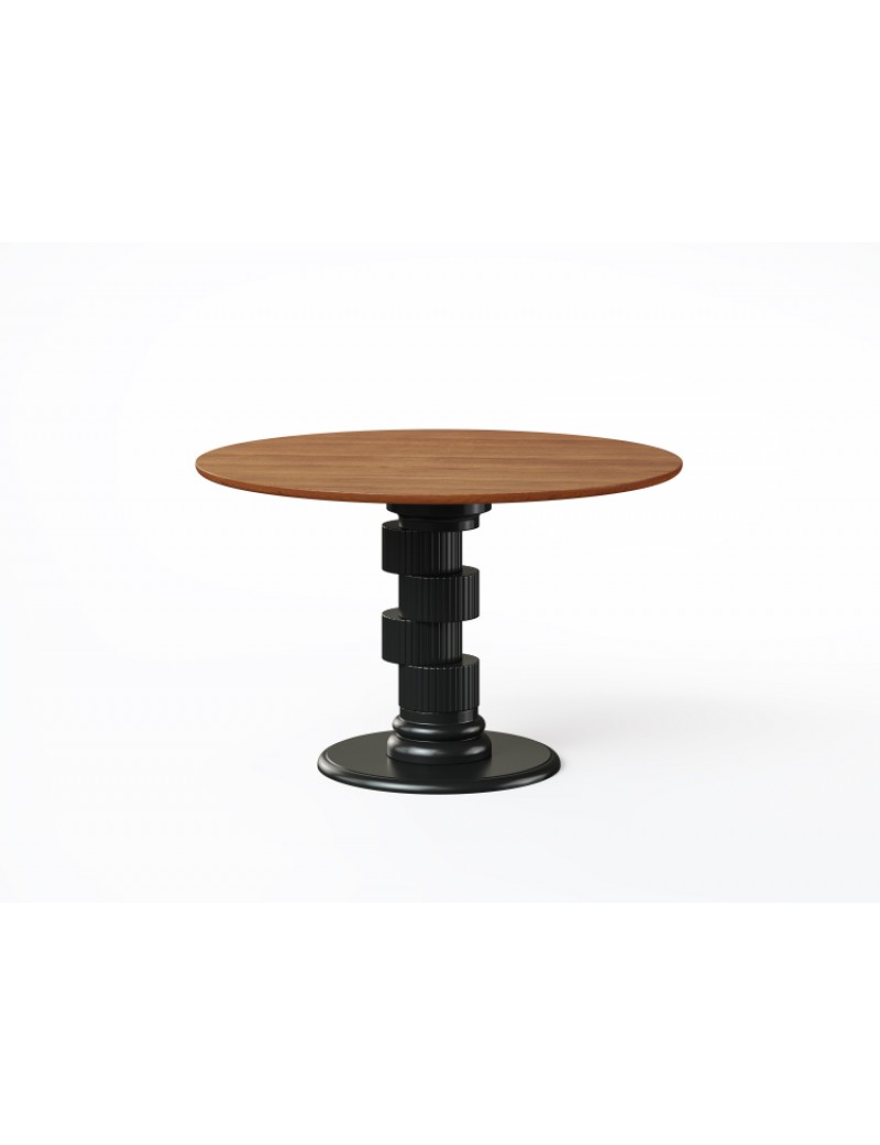 B5095實木餐桌Φ1.2m