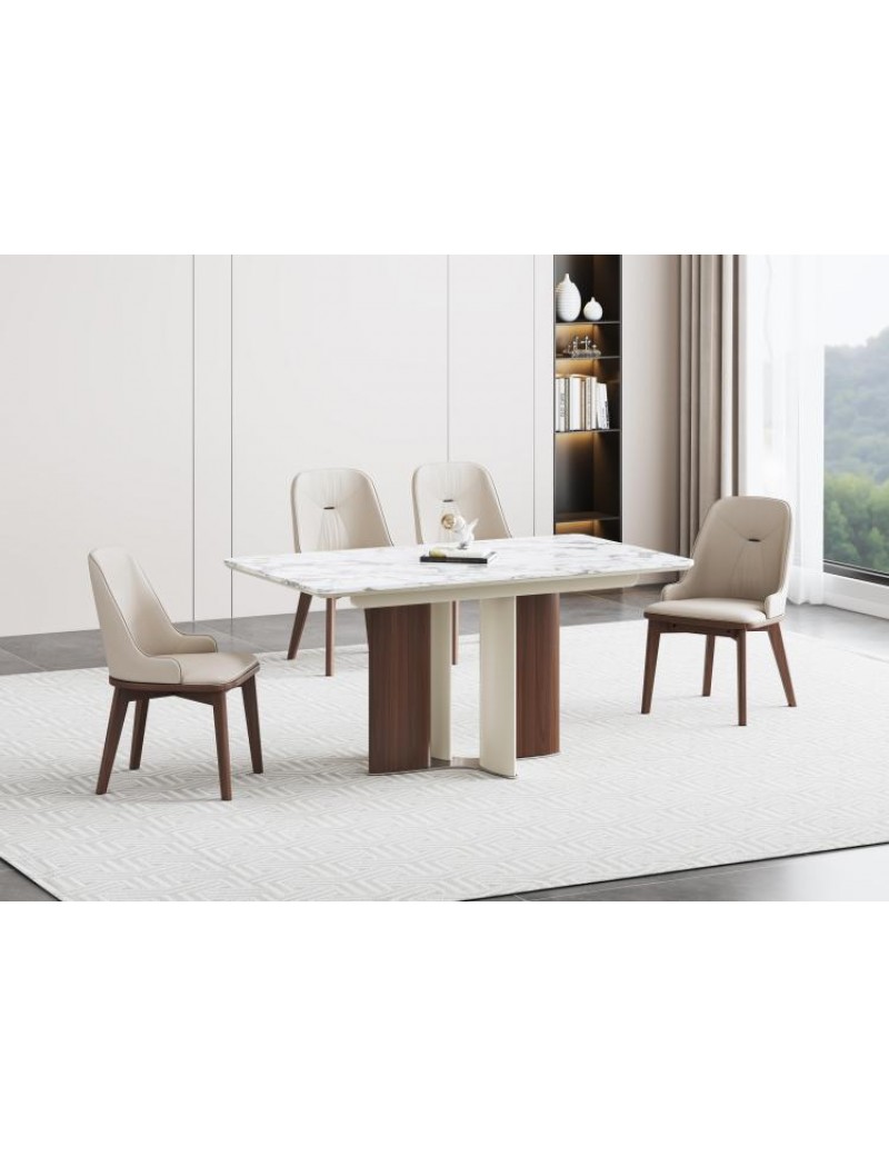 D5008冰彩石餐桌1.6m