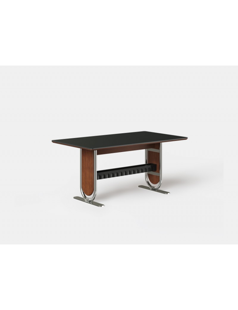 D5016岩板餐桌1.6m