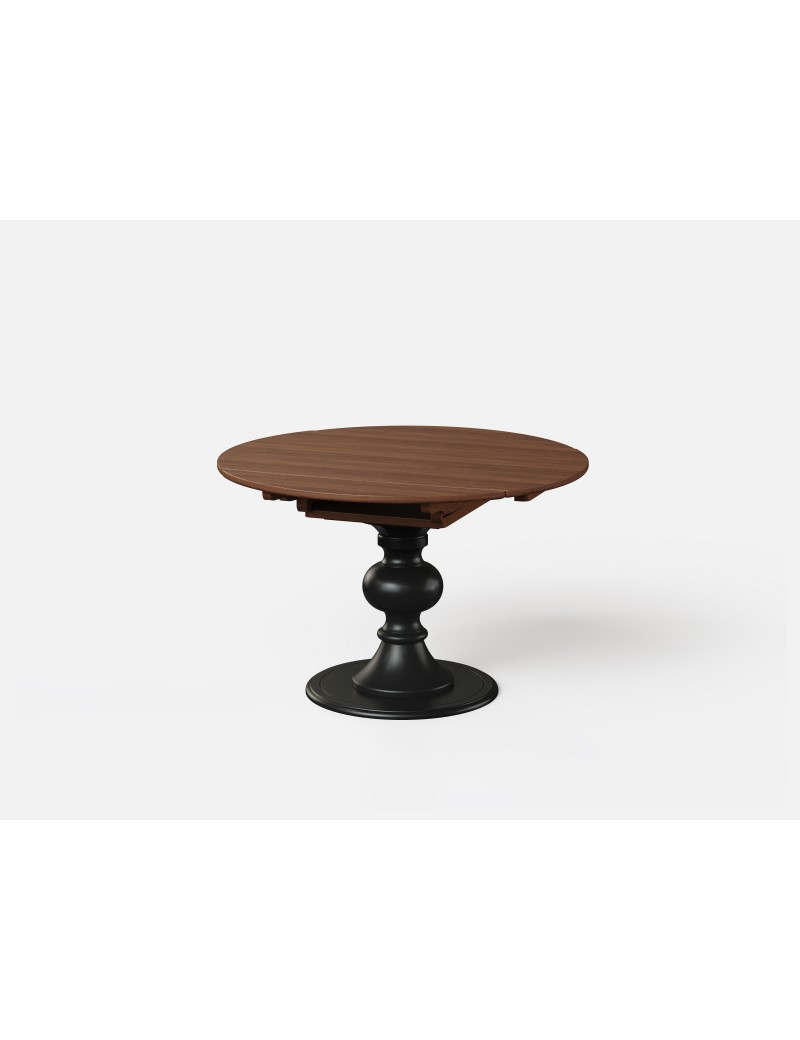 D5027黑色珠光+琥珀褐色餐桌