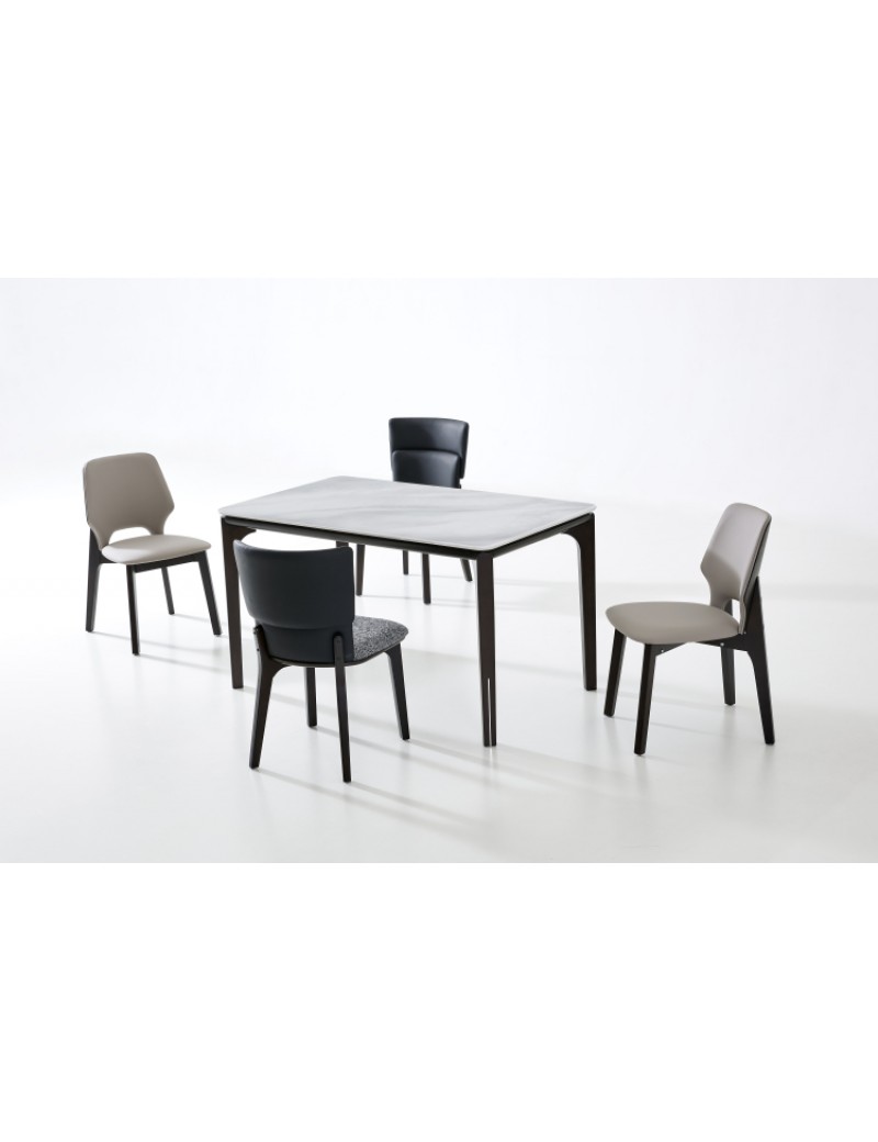 D5035天鵝絨大理石餐桌1.35m