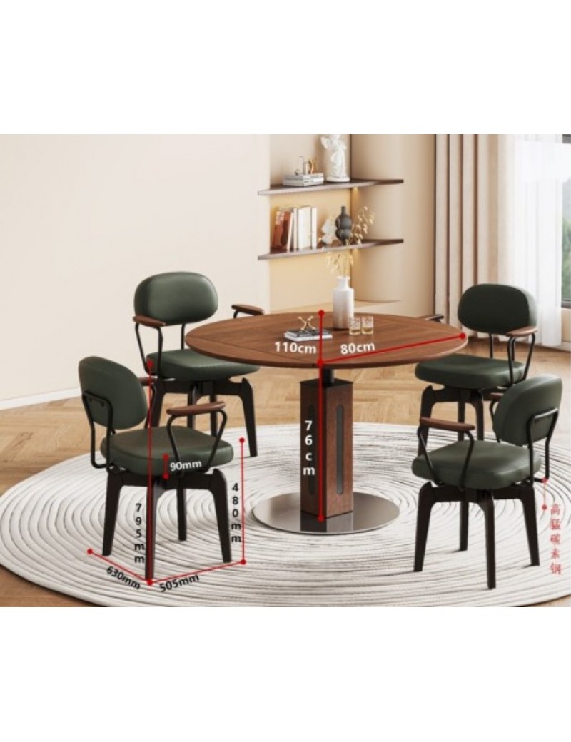 D5036實木餐桌1.1m