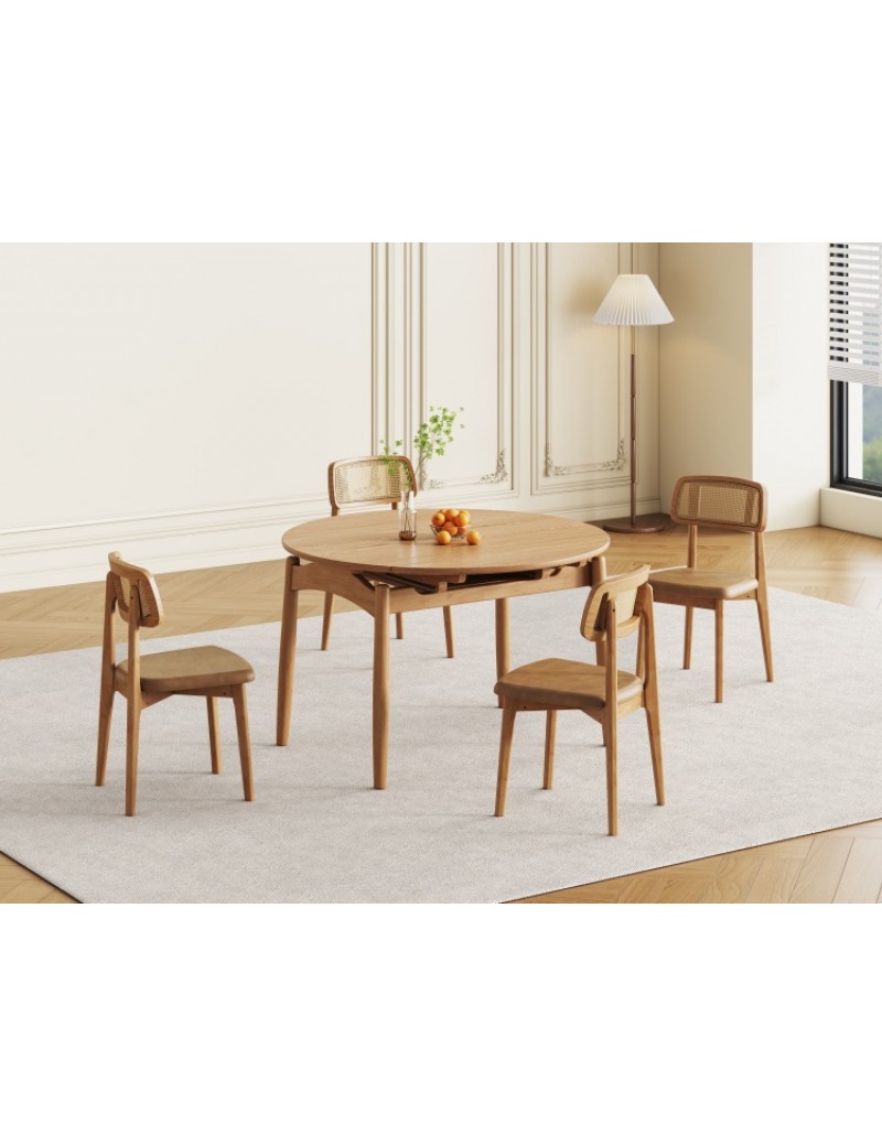 X5007實木餐桌1.2m