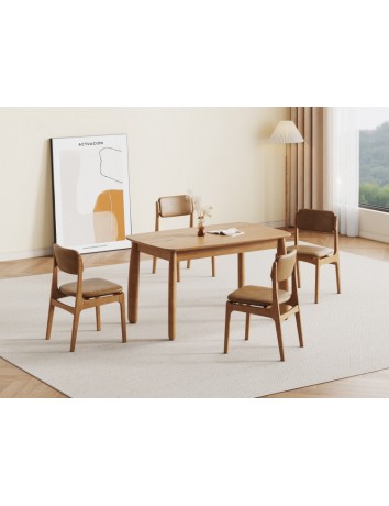 X5032實木餐桌1.35m