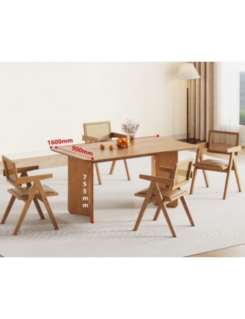 X5076實木餐桌1.6m