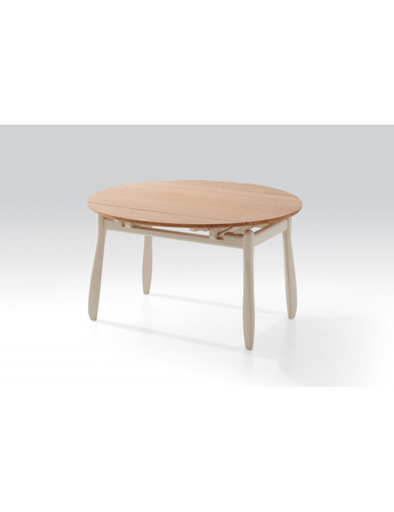 X5603白橡原木餐桌1.3m