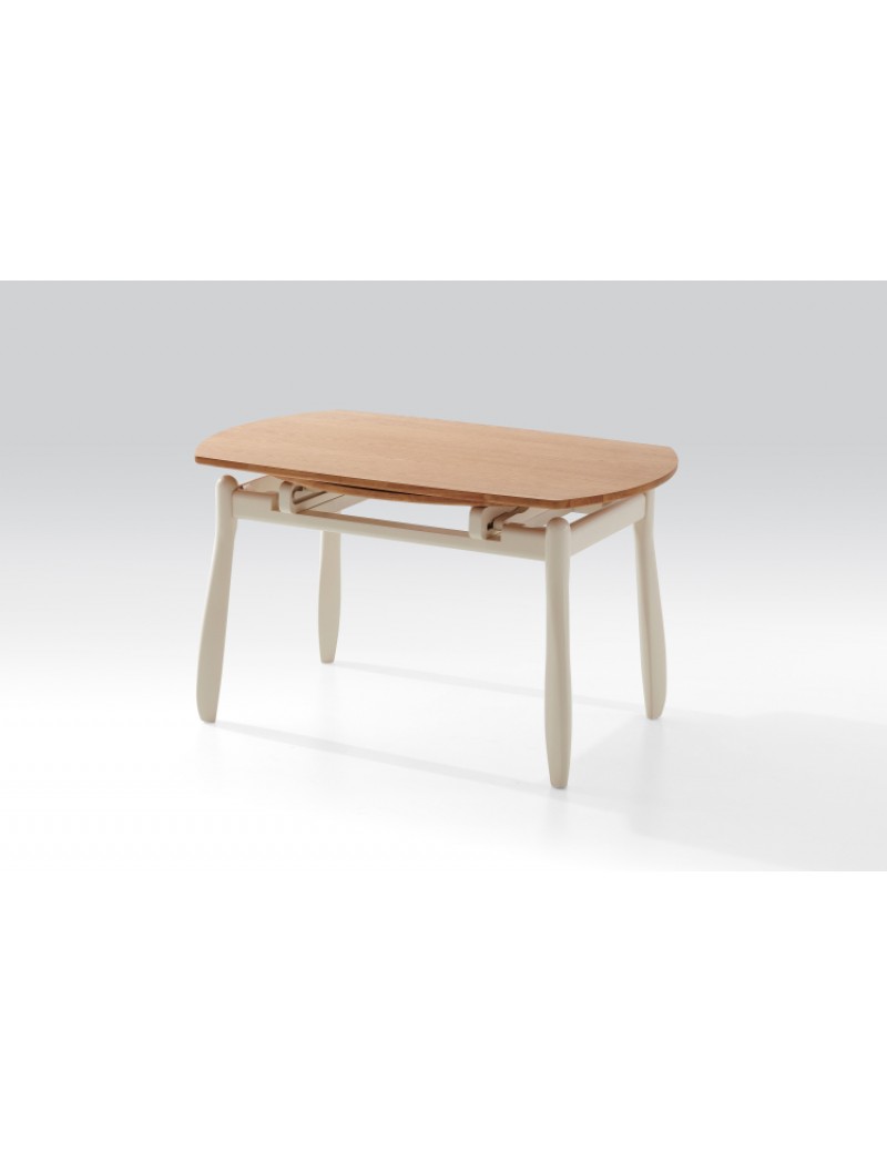 X5603白橡原木餐桌1.3m