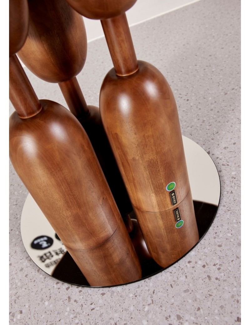 Z5010白洞石大理石餐桌Φ1.2m