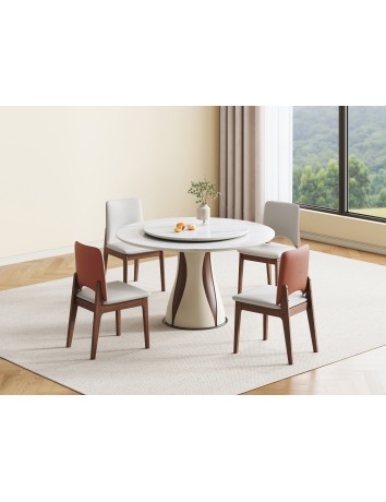 Z5026冰彩石餐桌Φ1.2m/Φ1.35m