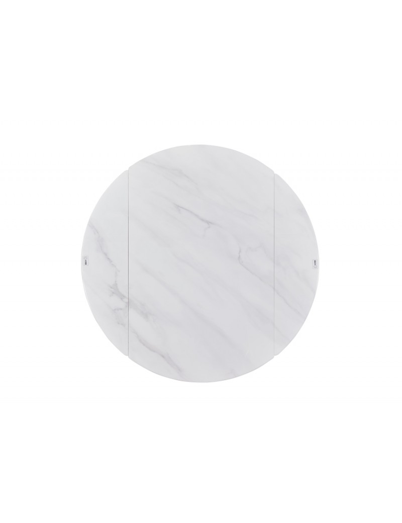 Z5072流雲白冰彩石餐桌1.3m