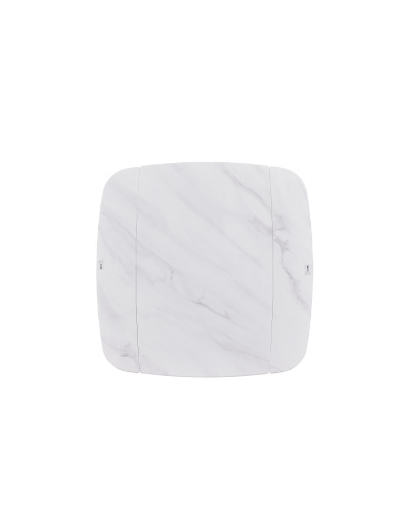 Z9908流雲白冰彩石餐桌1.1m