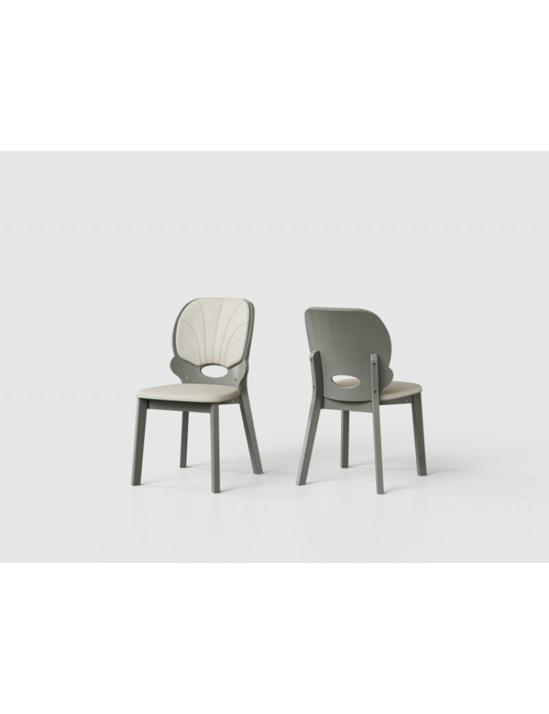 Z9909灰洞石亮光冰彩石餐桌1.1m