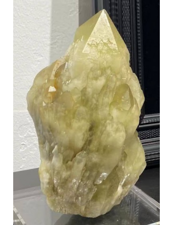 天然黃水晶簇