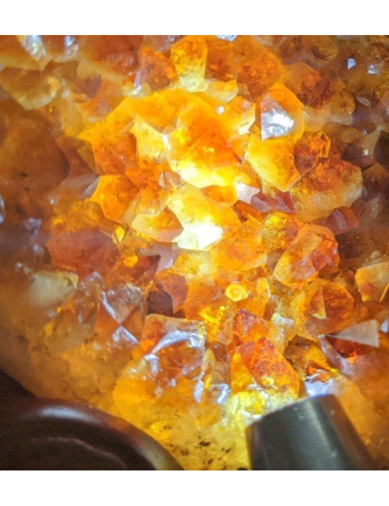 黃水晶財眼原石