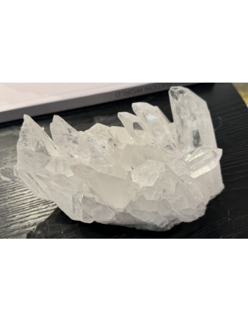 天然 自然白水晶簇 