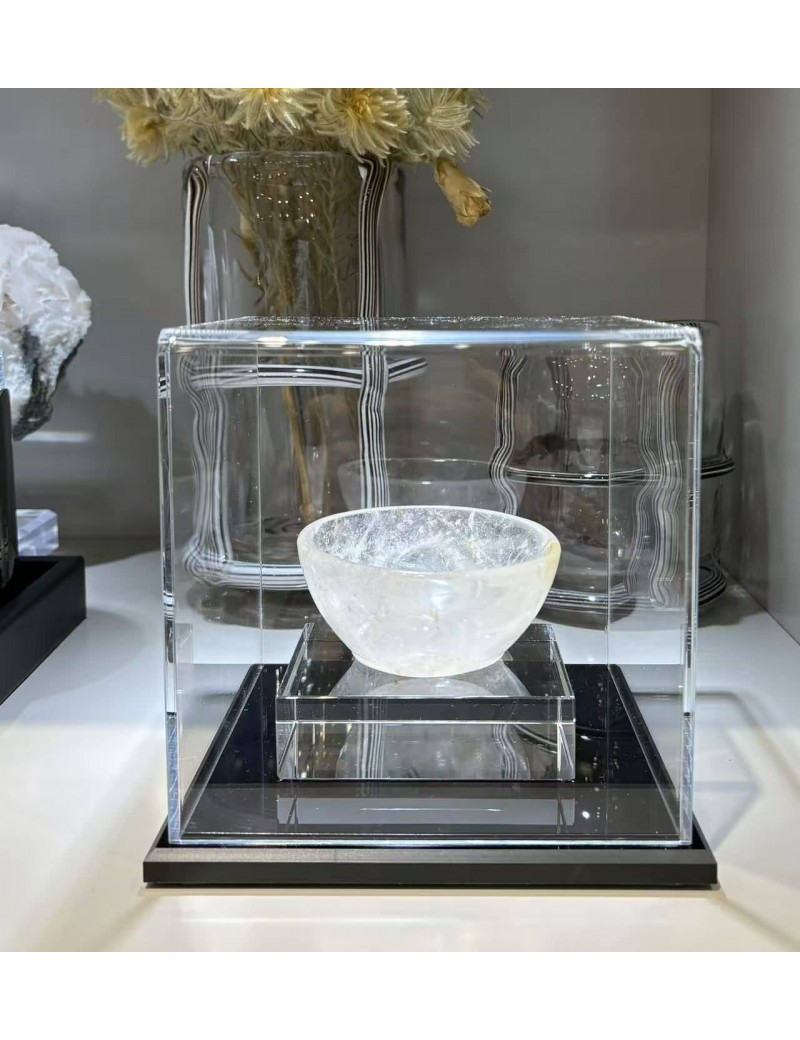 粉-綠-黃-白--天然水晶碗