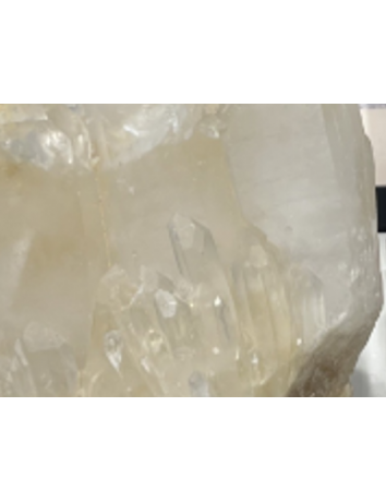 高質(黃礦)白水晶簇