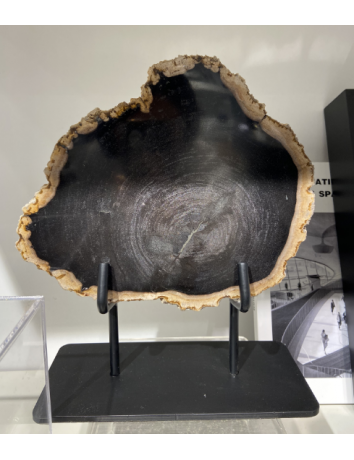 黑心石化木擺件
