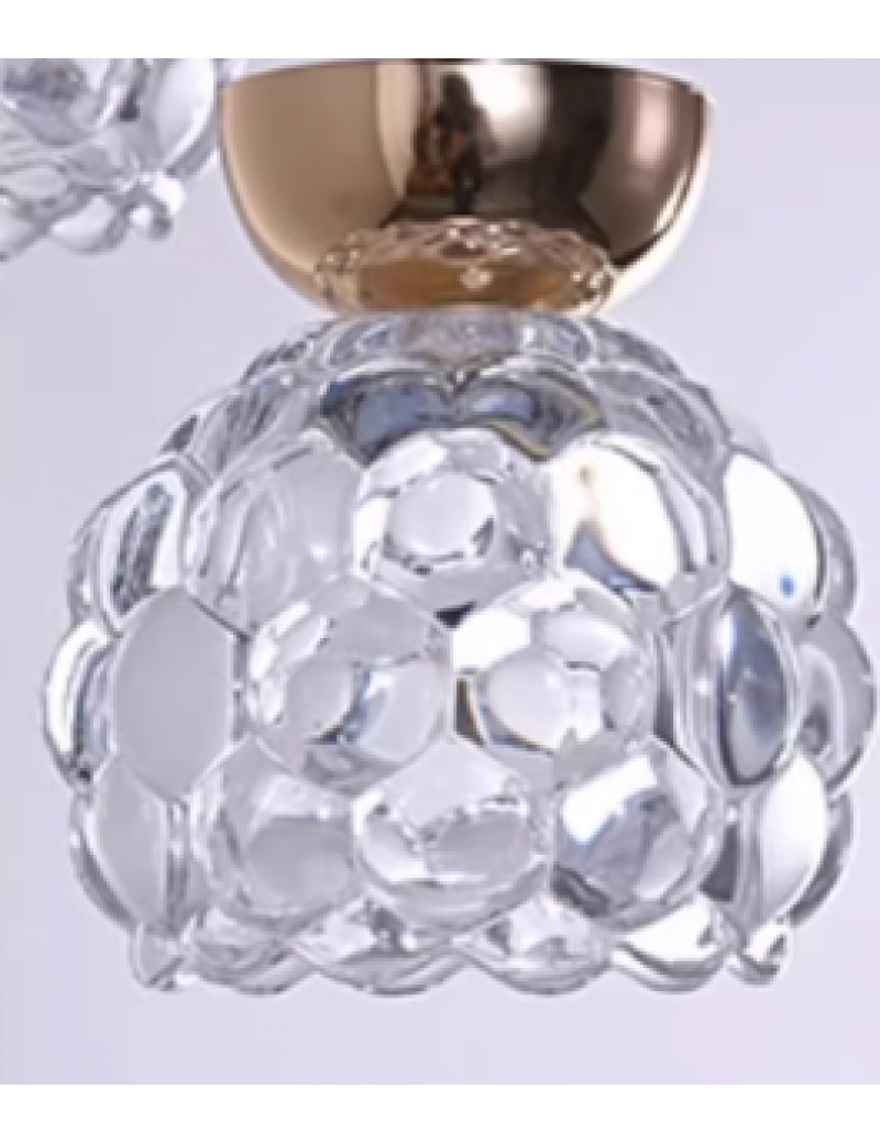 花朵水晶環形吊燈