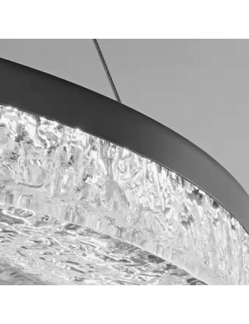 簡約三環水晶吊燈