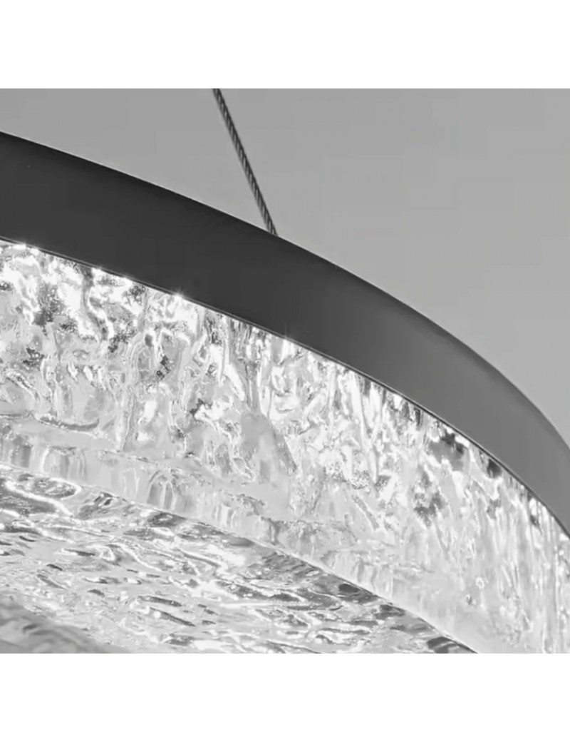 簡約三環水晶吊燈