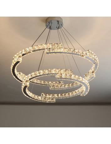 佩德羅雙環水晶吊燈