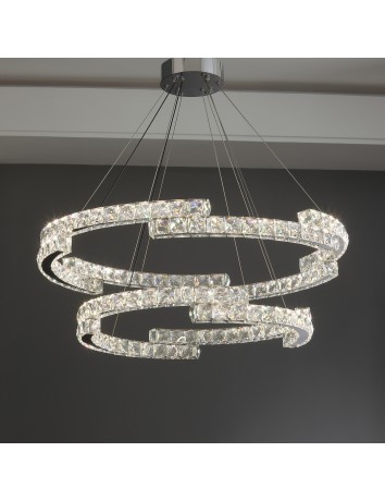 佩德羅雙環水晶吊燈