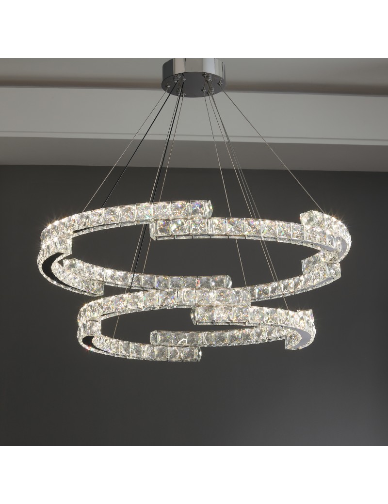 佩德羅雙環水晶吊燈