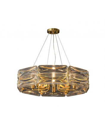 奢華多邊形玻璃吊燈