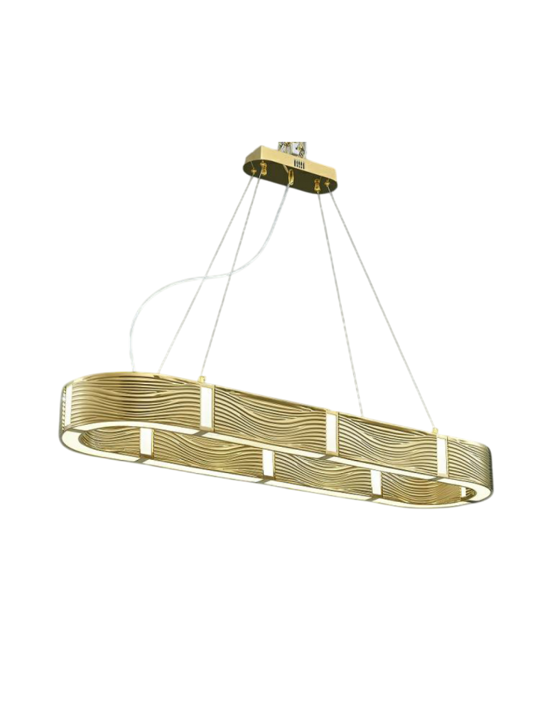 輕奢長條吊燈(金)