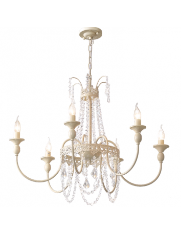 法式奶油風蠟燭吊燈