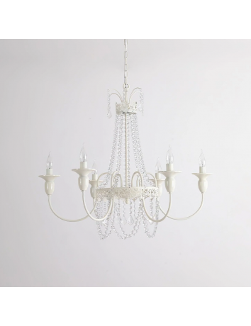 法式奶油風蠟燭吊燈