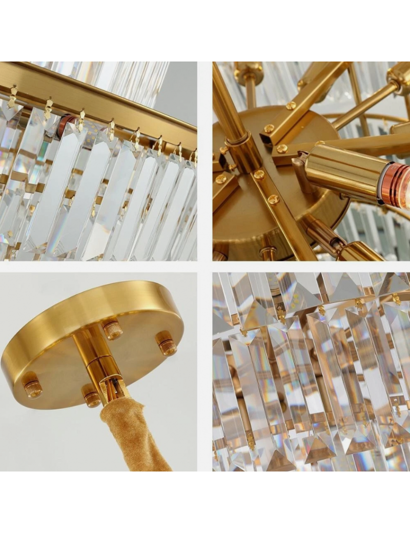 舞光金色水晶吊燈