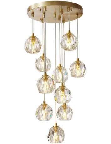 北歐水晶小吊燈(十燈)