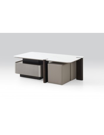 DBB107亮光流光雲浮冰彩石茶几1.3m/小方凳        DBB107亮光流光雲浮冰彩石茶几1.3m/小方凳