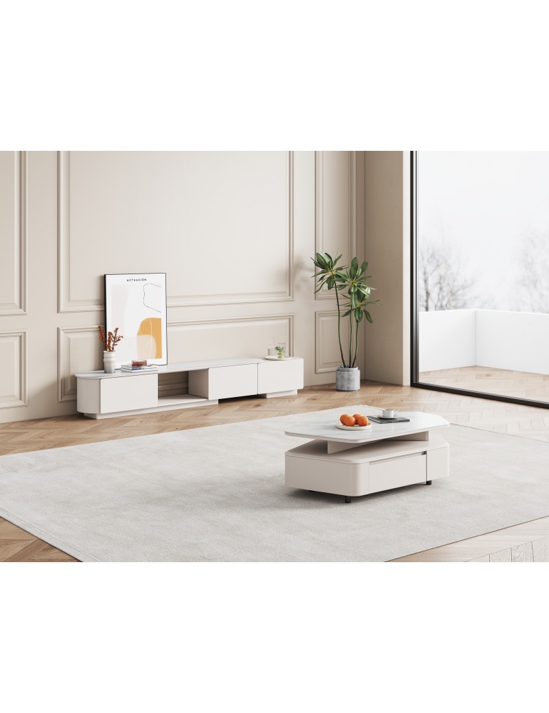 DBB120凡爾賽奈米石功能電視櫃/茶几1.2m  