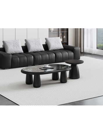 DBB126亮光黑珊瑚冰彩石茶几1.3m/邊几   DBB126亮光黑珊瑚冰彩石茶几1.3m/邊几