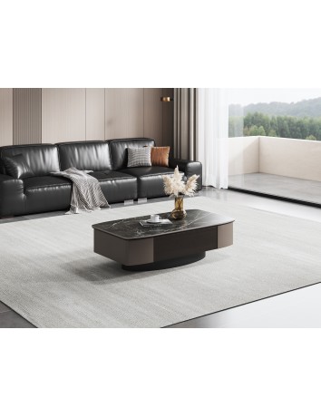 DBB134莎士比亞黑岩板茶几1.3m    DBB134莎士比亞黑岩板茶几1.3m