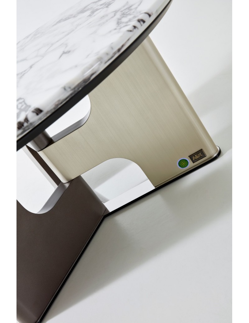 DBB49奧多大理石圓茶几/ 邊几  