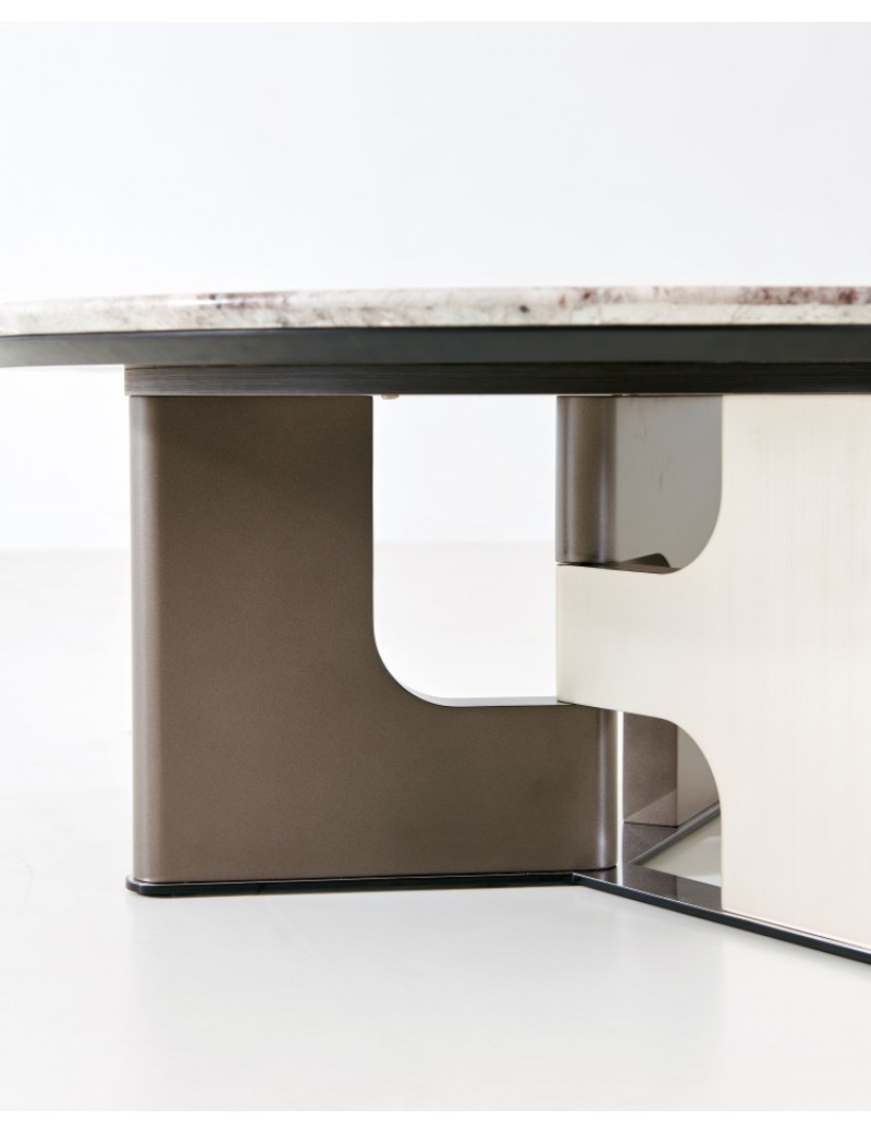 DBB50奧多大理石圓茶几 /邊几